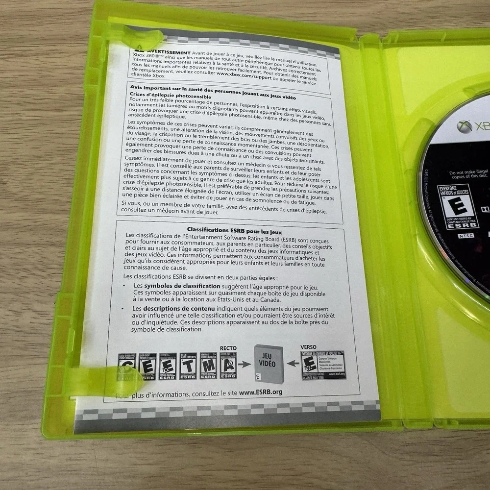 Ben 10: Galactic‎ Racing Xbox 360 Video Game Microsoft Tested Working No Manual